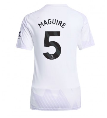 Manchester United Harry Maguire #5 Udebanetrøje Dame 2025-26 Kortærmet